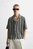 GEOMETRIC JACQUARD SHIRT