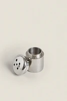 MINI STEEL SALT AND PEPPER SHAKER SET