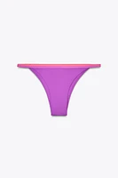 BAS DE BIKINI À MOTIF CONTRASTANT