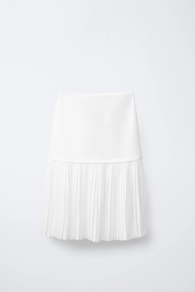 JUPE MIDI PLISSÉE