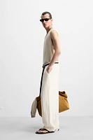 LINEN KNIT T-SHIRT