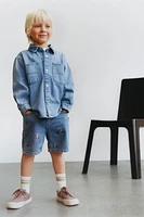 MICKEY MOUSE AND FRIENDS © DISNEY DENIM BERMUDA SHORTS