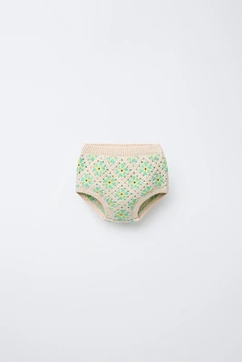 CROCHETED KNIT UNDERWEAR