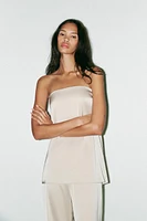 TOP SATINÉ BUSTIER