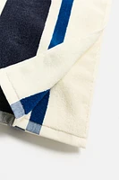 SERVIETTE DE PLAGE À RAYURES