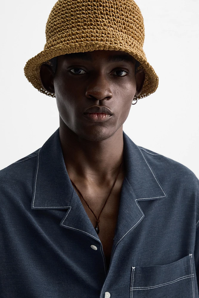 CHEMISE SURPIQÛRES CONTRASTE
