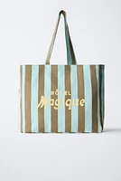 SAC SHOPPER RAYURES HÔTEL MAGIQUE © X ZARA