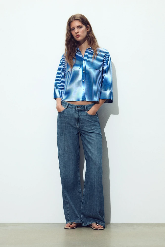 STRIPED LINEN SHIRT