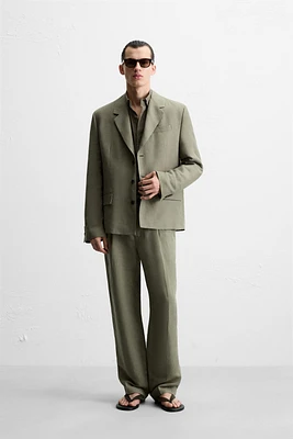 PANTALON DE COSTUME LYOCELL ET LIN