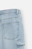 SHORT EN JEAN STYLE MILITAIRE