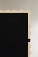 MIROIR MURAL RECTANGULAIRE CADRE BOIS