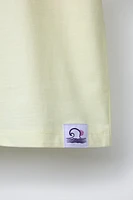 T-SHIRT À INSCRIPTION IMPRIMÉE ET ÉTIQUETTE