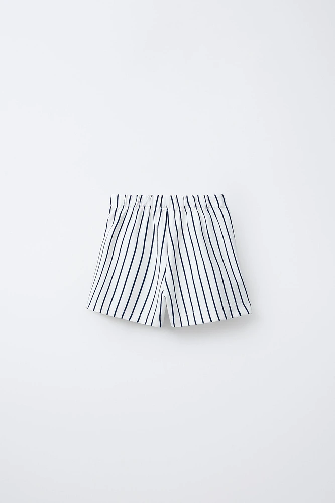 STRIPED BOW SKORT