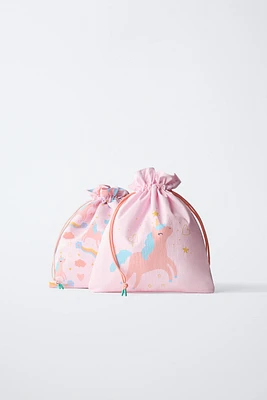 LOT SACS LICORNE