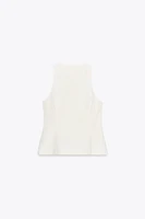 TOP EN DENIM ZIP ZW COLLECTION