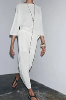 STRAIGHT KNIT SKIRT