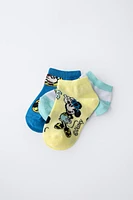 LOT DE TROIS PAIRES SOCQUETTES MICKEY MOUSE © DISNEY