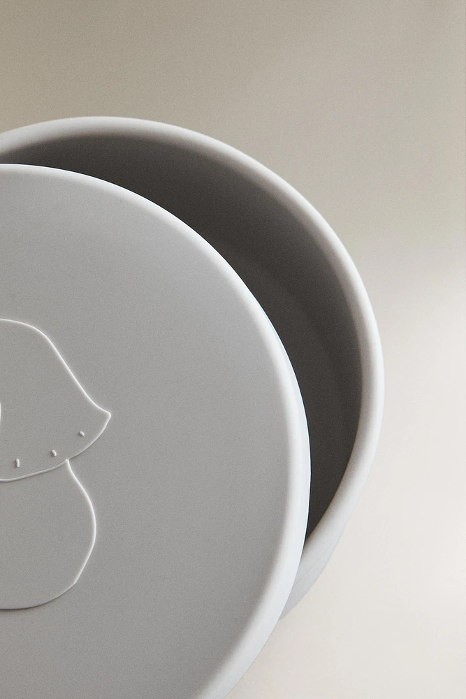 BOÎTE DE CONSERVATION ENFANT SILICONE ÉLÉPHANT