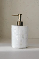 MOTHER-OF-PEARL-EFFECT SOAP DISPENSER