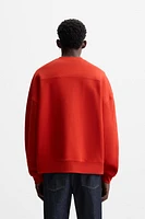 BOXY FIT CREW NECK SWEATSHIRT