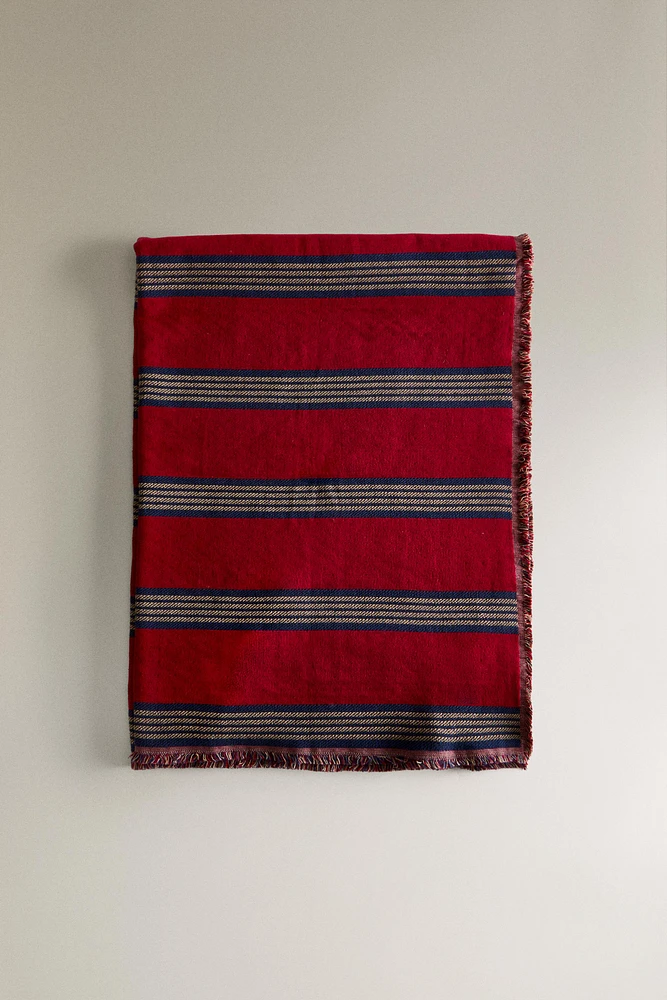 PLAID COTON RAYURES