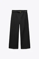 BELTED CULOTTE PANTS ZW COLLECTION