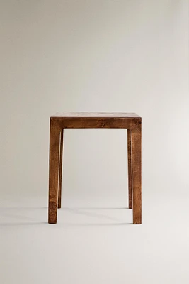 DARK WOODEN SIDE TABLE