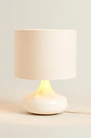 SMALL CERAMIC BASE TABLE LAMP