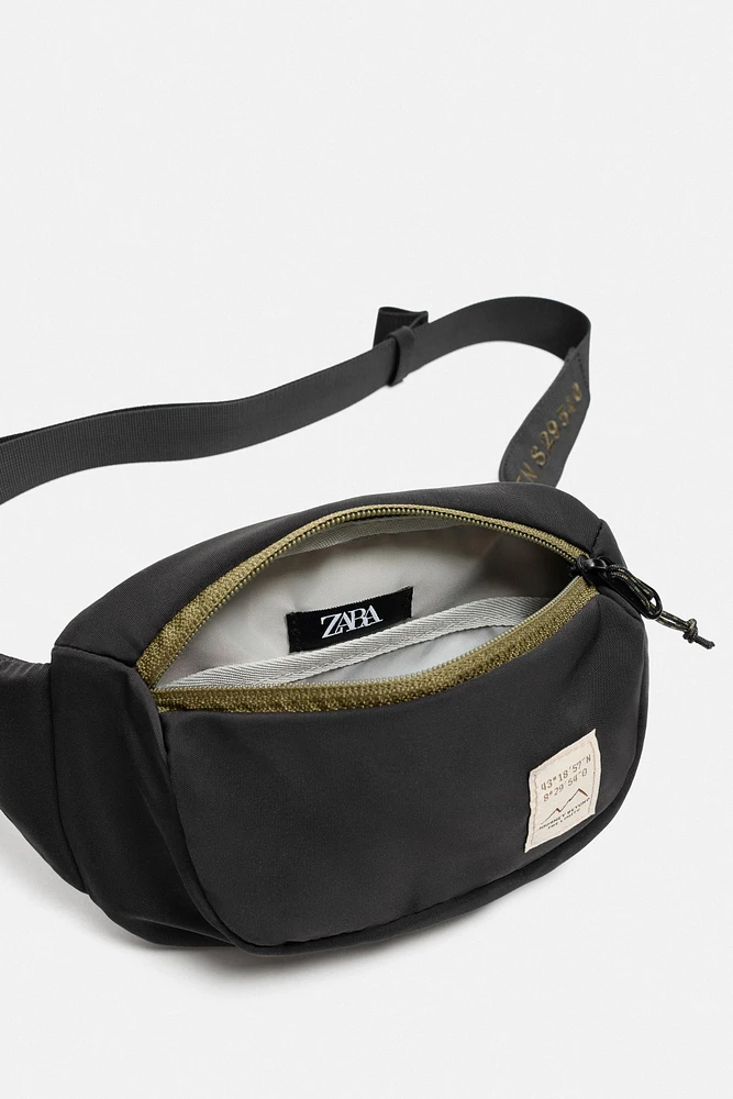 CONTRAST TECHNICAL BELT BAG