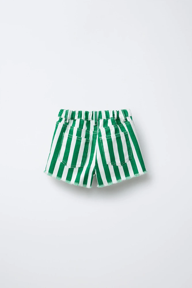 BERMUDA EN DENIM RAYURES CASA LAWA © X ZARA KIDS