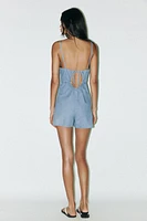 COMBI-SHORT EN DENIM TRF