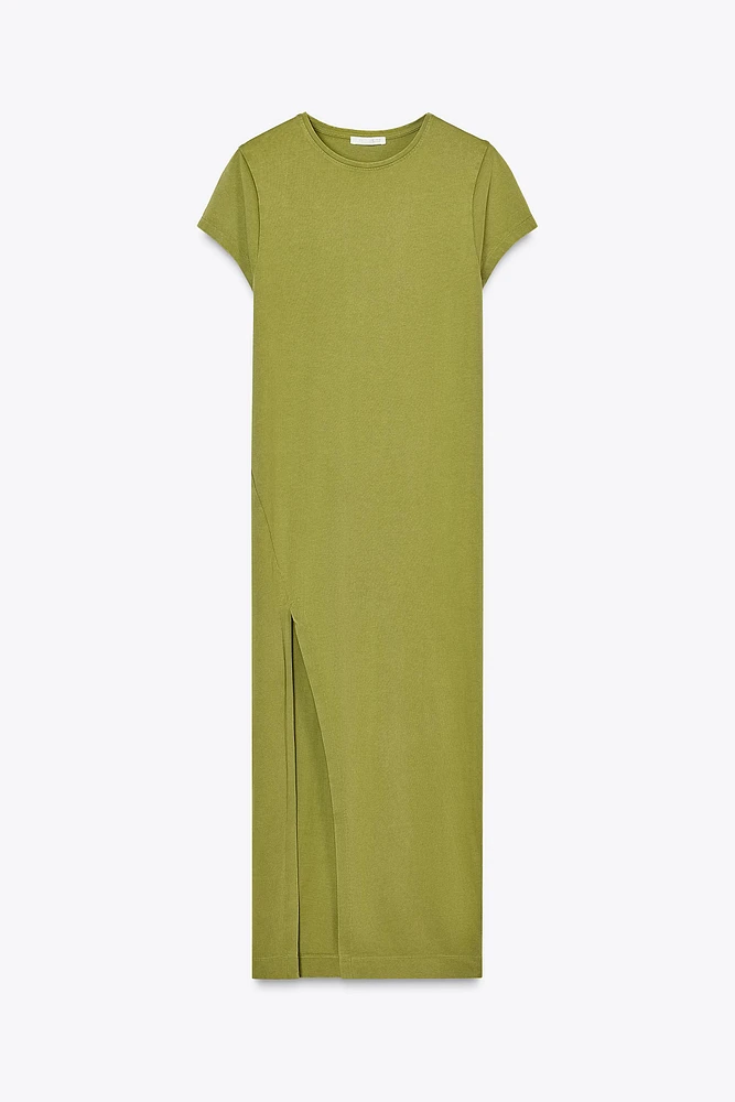 WASHED MIDI DRESS