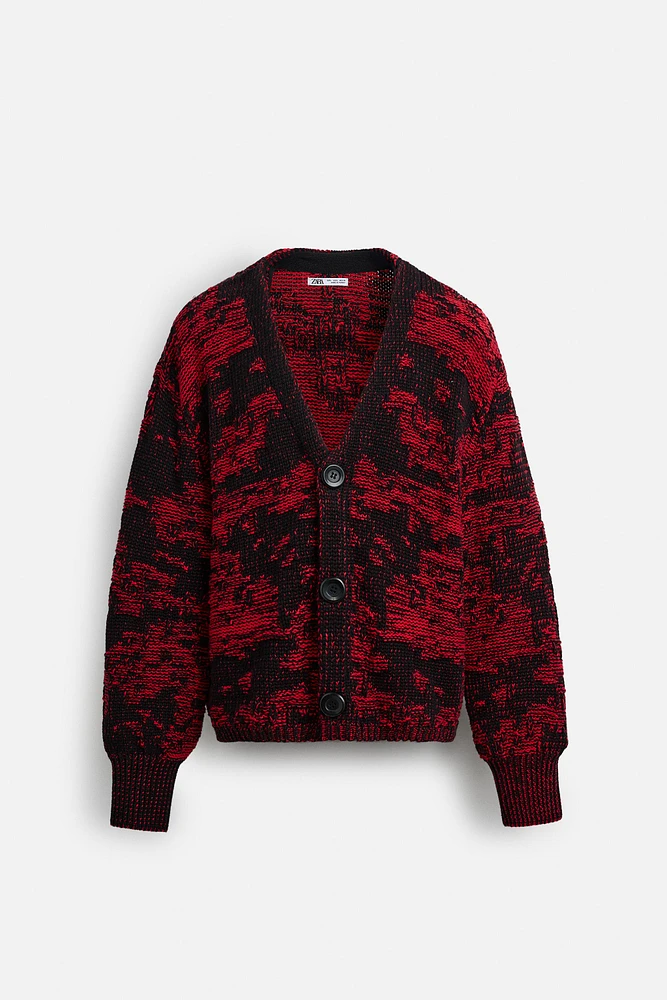 LIMITED EDITION JACQUARD CARDIGAN