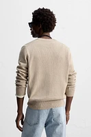 COTTON - LINEN SWEATER