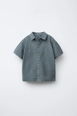 CHEMISE TEXTURÉE JACQUARD