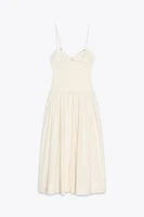 ROBE COMBINÉE EN POPELINE
