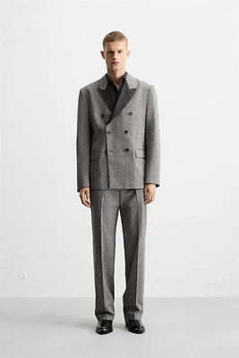 LIMITED EDITION TEXTURED SUIT PANTS