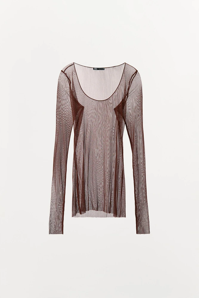T-SHIRT EN SOIE 100 %