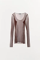 T-SHIRT EN SOIE 100 %