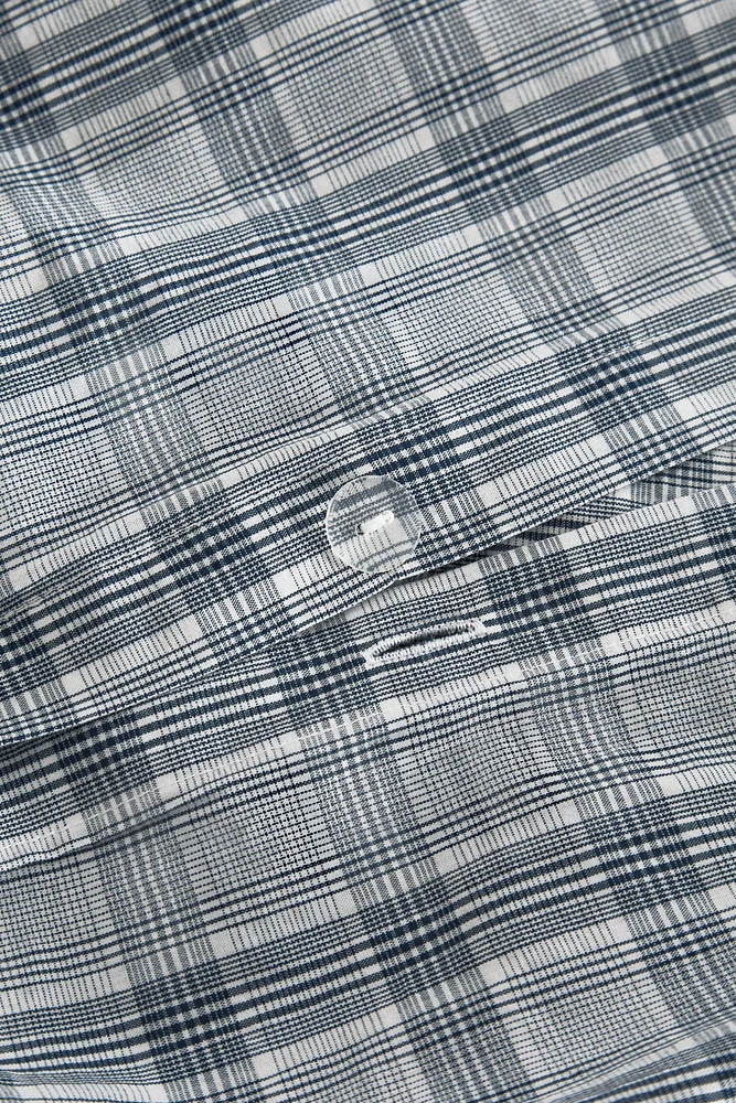 CHECK DUVET COVER