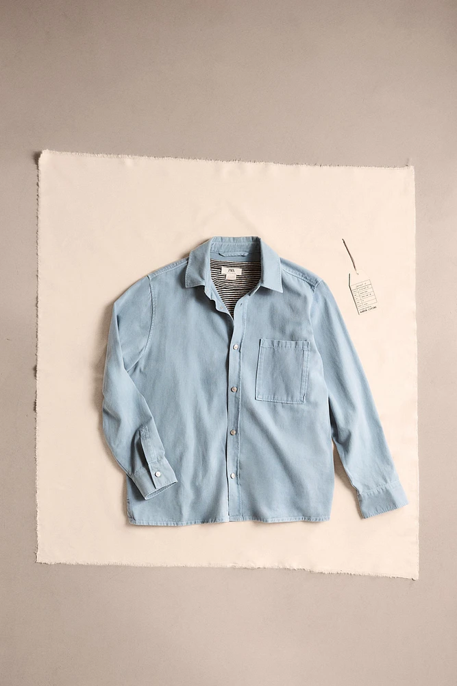 WASHED DENIM SHIRT