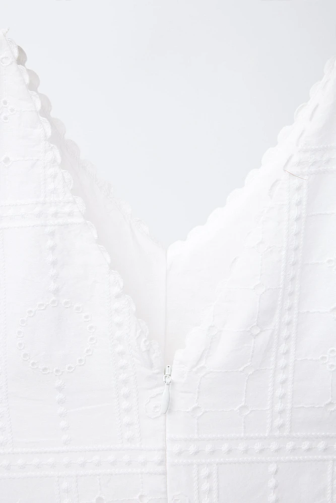 COMBI-SHORT BRODÉ SUISSE