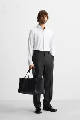 CHEMISE ÉLASTIQUE TEXTURÉE