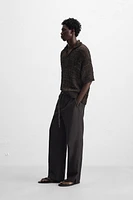 KNIT POLO SHIRT WITH CONTRAST TAPE