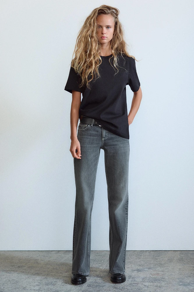 TRF LOW-RISE WIDE LEG JEANS