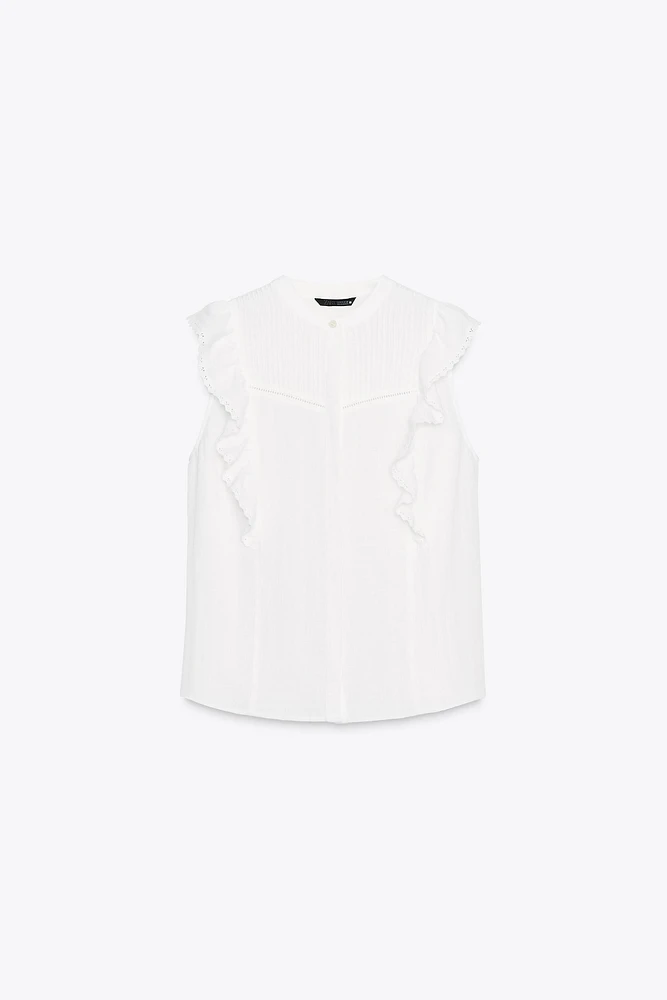 RUFFLED ROMANTIC BLOUSE