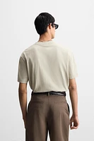 T-SHIRT BRODERIE CONTRASTE