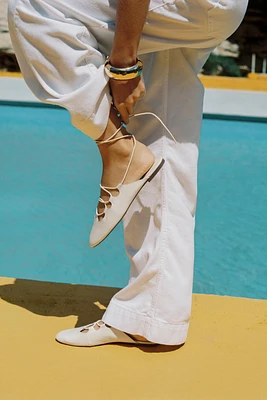 BALLERINES OUVERTES À L'ARRIÈRE