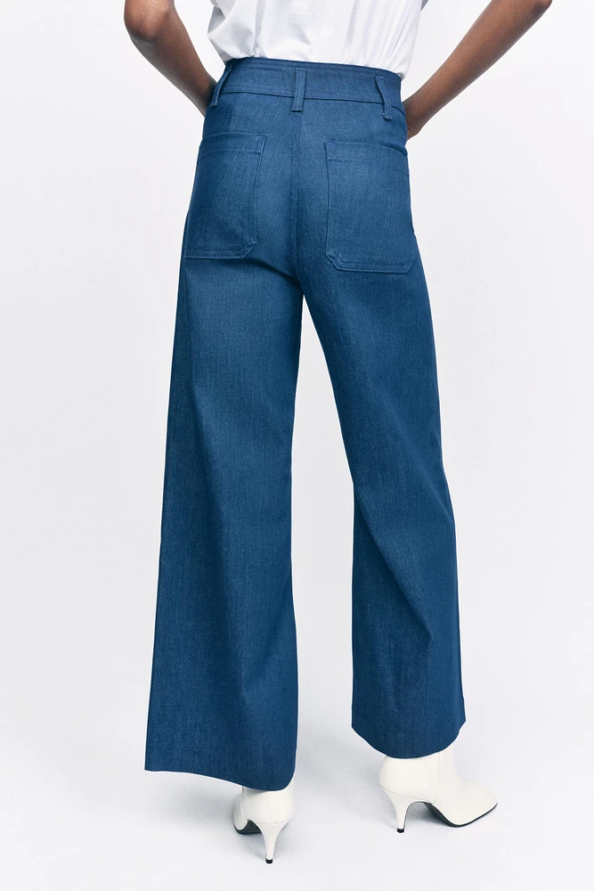 ZW COLLECTION HIGH WAIST WIDE LEG JEANS