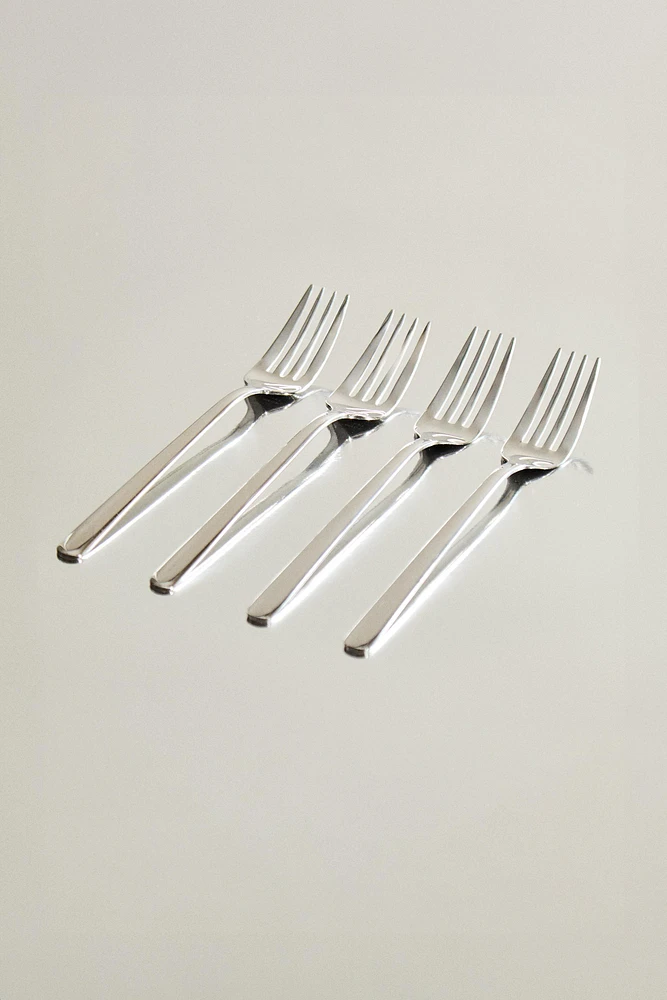 LOT TENEDORES ACERO BRILLO (LOT DE 4)